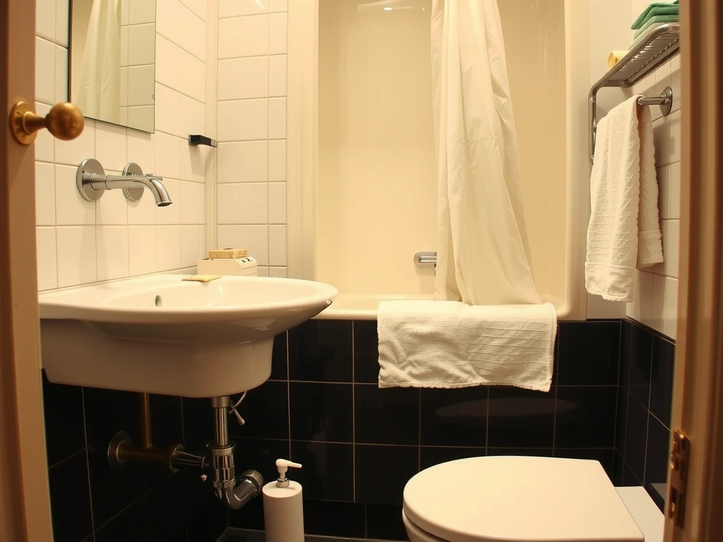 Salle de bain avant intervention