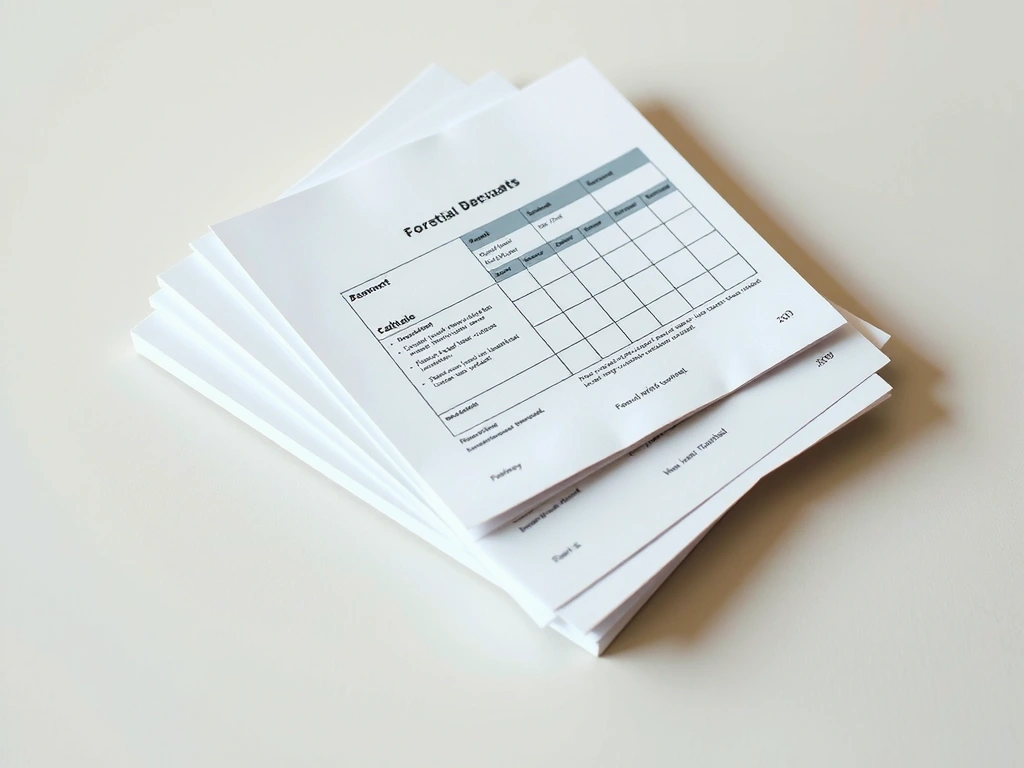 Documents de devis transparents